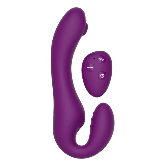 STRAPLESS STRAP-ON SEXY PER DONNA CON PULSAZIONE E TELECOMANDO XOCOON