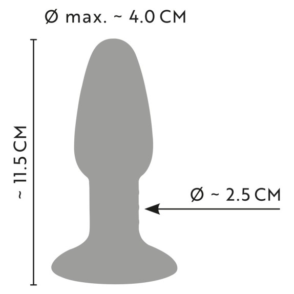 PLUG ANALE TRICOLORE CON VENTOSA IN SILICONE YOU2TOYS