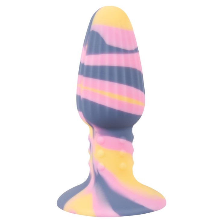 copy of PLUG ANALE TRICOLORE CON VENTOSA IN SILICONE... 2