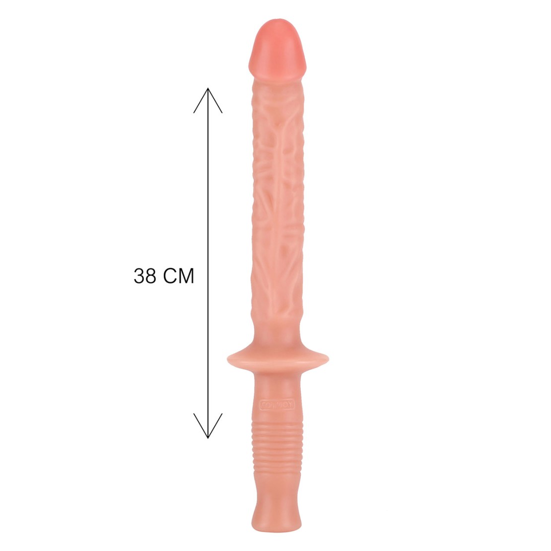 FALLO DILDO 38 CM REALISTICO CON MANICO THE...