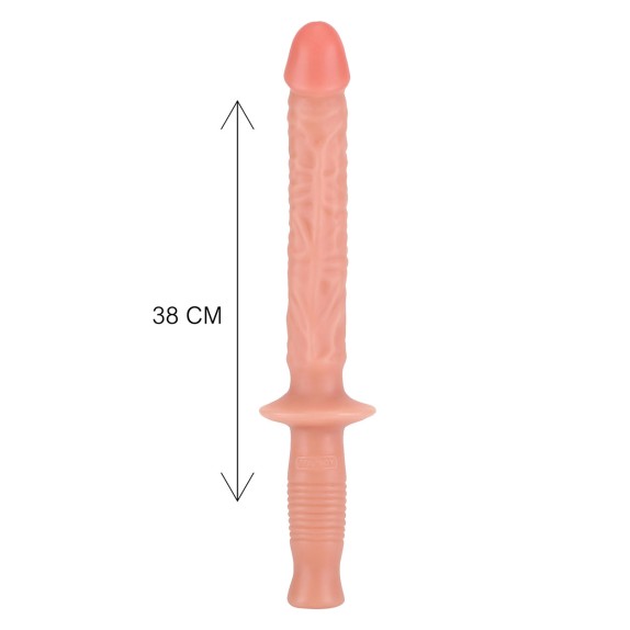 FALLO DILDO 38 CM REALISTICO CON MANICO THE MANHANDLER