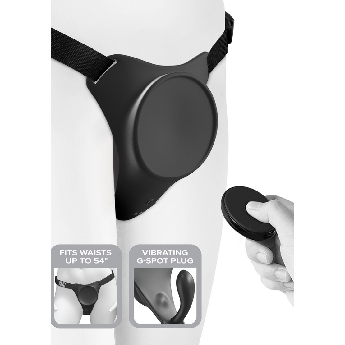 MUTANDINA STRAP-ON BASE PER VENTOSA E VIBRATORE...