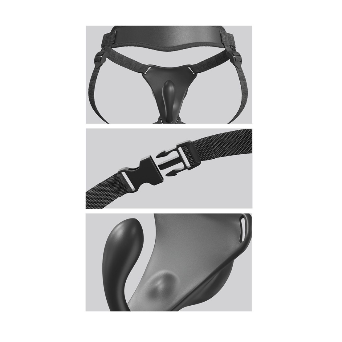 MUTANDINA STRAP-ON CON BASE PER VENTOSA E...