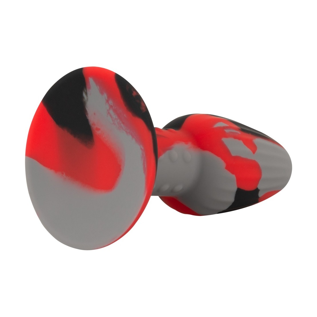 PLUG ANALE MULTICOLOR CON VENTOSA IN SILICONE ANOS