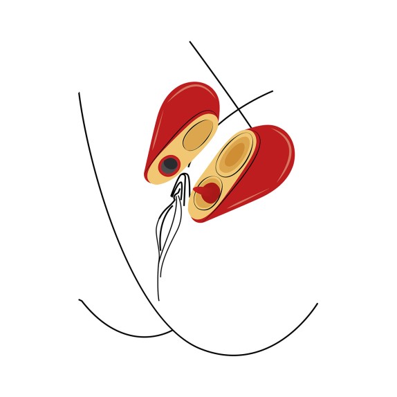 STIMOLATORE CLITORIDEO 2 IN 1 SUCCHIA E LECCA HEARTBREAKER