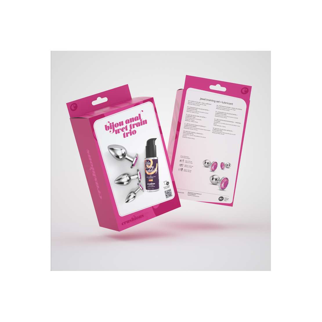 SET 3 PLUG ANALI GIOIELLO VARIE DIMENSIONI CON...