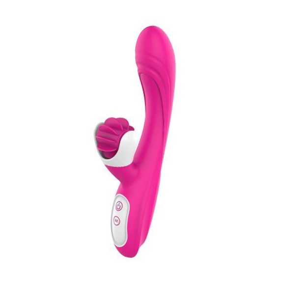 RABBIT SEX TOY DONNA CON VIBRAZIONI E LINGUE ROTANTI PRECIOUS LOVE