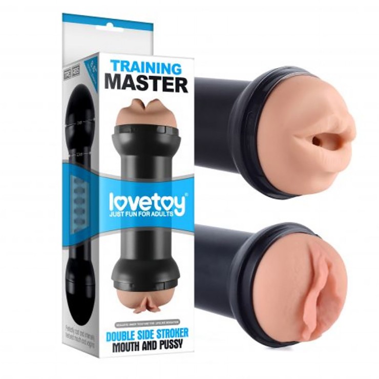 MASTURBATORE DOPPIO SEX TOY UOMO VAGINA E BOCCA...