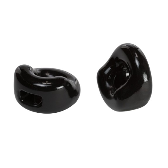 ANELLO TRE FORI PER MANTENERE IL PENE TURGIDO SEX TOY HALF PIPE