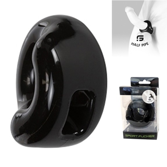 copy of ANELLO A TRE FORI PER PENE SEX TOY HALF PIPE