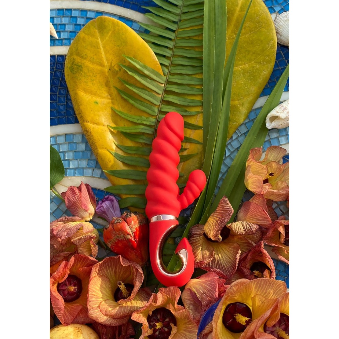 VIBRATORE RABBIT CON RILIEVI SEX TOY PER DONNA...