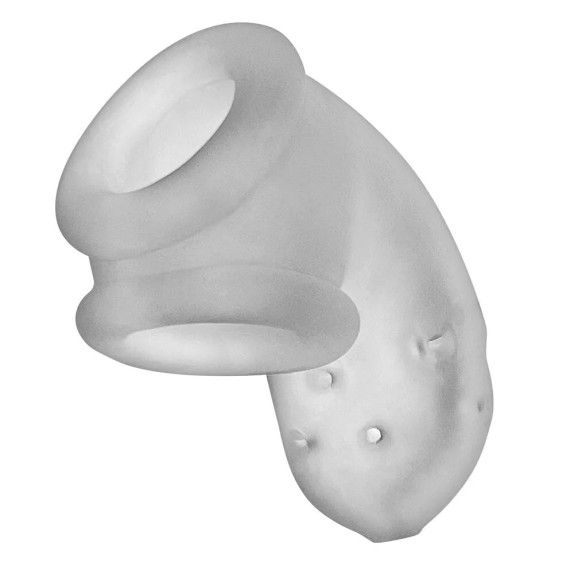 CINTURA DI CASTITA' PER UOMO SEXY IN SILICONE CON FORI PER LA MINZIONE