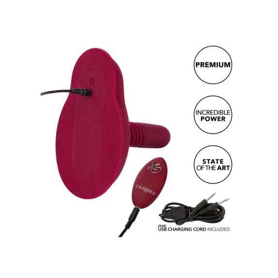 DUAL RIDER SEX TOY SITTING ON PER DONNA CON MOVIMENTO A SPINTA CALEXOTICS