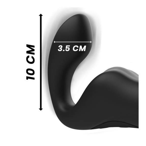 STRAP-ON PER DONNA STRAPLESS VIBRANTE E MOVIMENTO SU E GIU' CON TELECOMANDO WIRELESS IBIZA