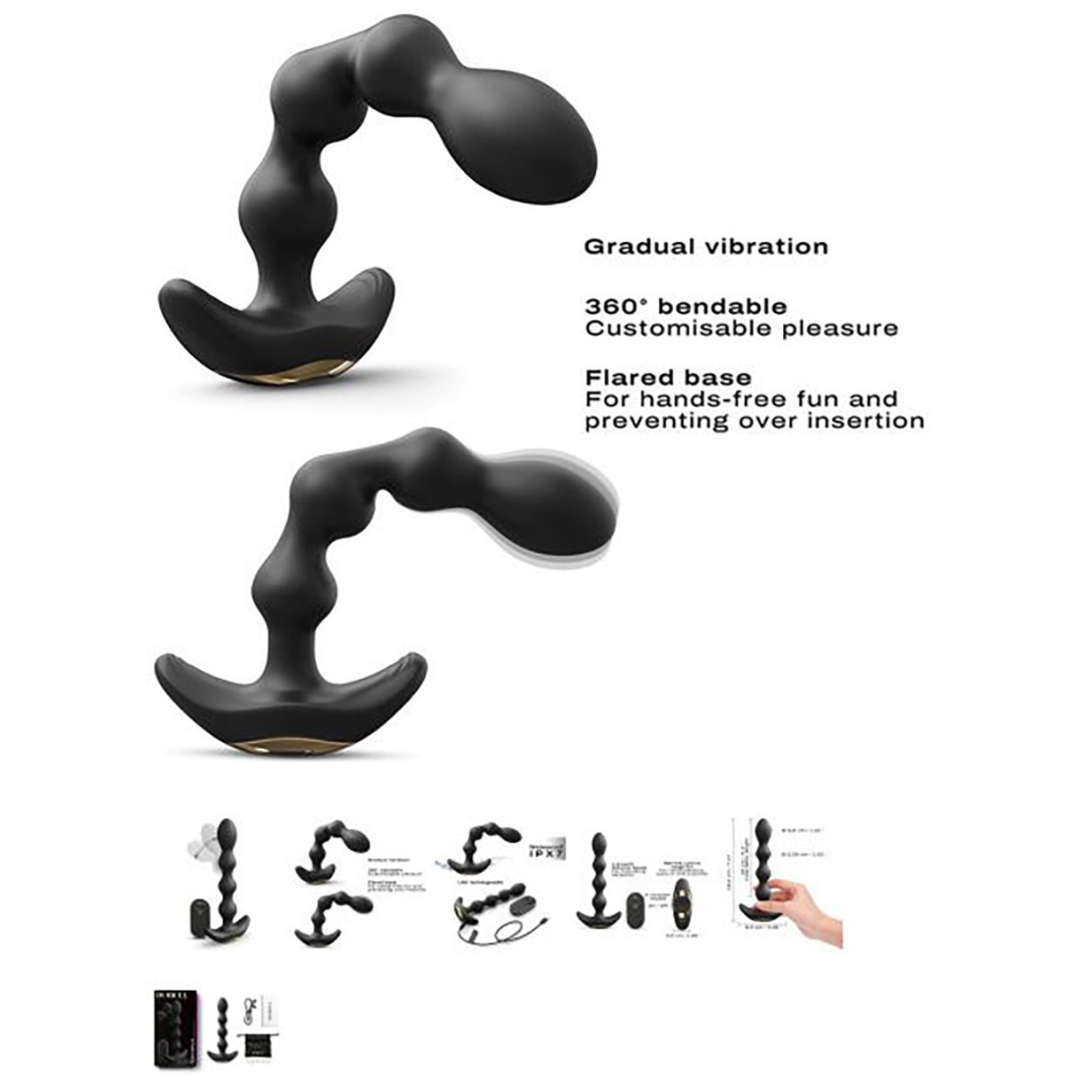 PALLINE ANALI VIBRANTI FLESSIBILI CON...