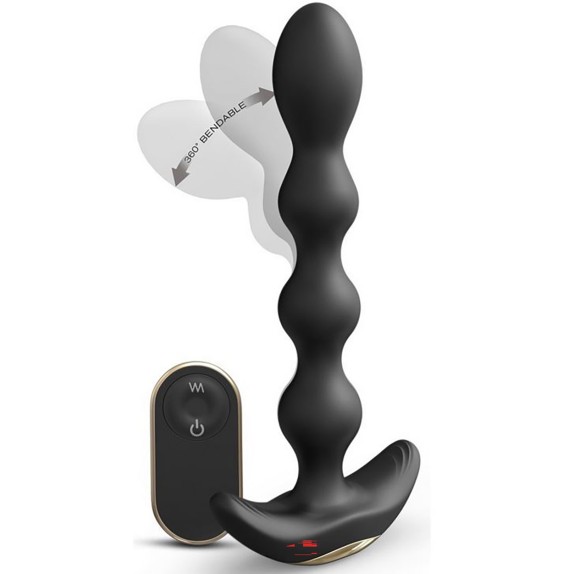 PALLINE ANALI VIBRANTI FLESSIBILI CON TELECOMDANDO FLEXI BALLS DORCEL