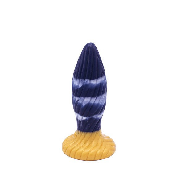 TAPPO ANALE MULTICOLOR IN SILICONE MORBIDO CON RILIEVI KIOTOS MONSTAR