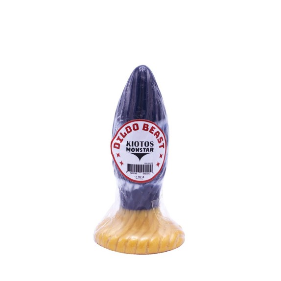 TAPPO ANALE MULTICOLOR IN SILICONE MORBIDO CON RILIEVI KIOTOS MONSTAR