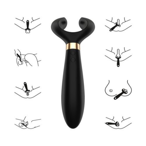 VIBRATORE MULTIFUNZIONE SEX TOY PER GIOCHI DI COPPIA SATISFYER
