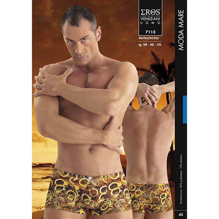 COSTUME BOXER MARE UOMO CON FANTASIA