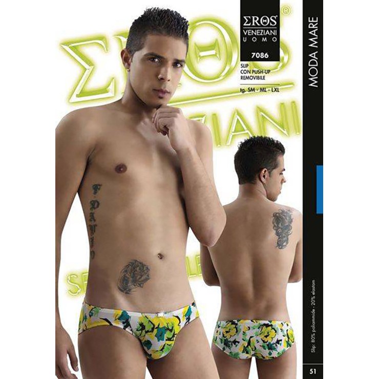 COSTUME SEXY SLIP MARE UOMO IMBOTTITO