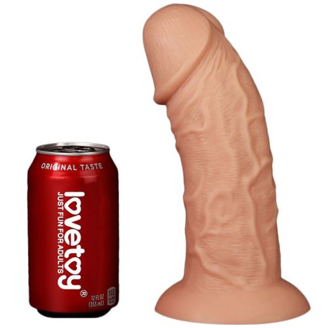 FALLO DILDO REALISTICO 24 CM RICURVO ED...