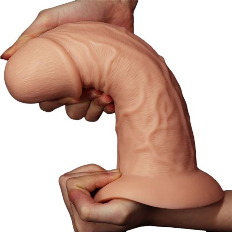 FALLO DILDO REALISTICO RICURVO 2