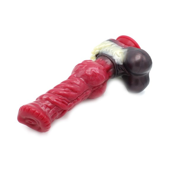 copy of FALLO DILDO DI GRANDI DIMENSIONI CON TESTICOLI E VENTOSA E RILIEVI KIOTOS MONSTAR