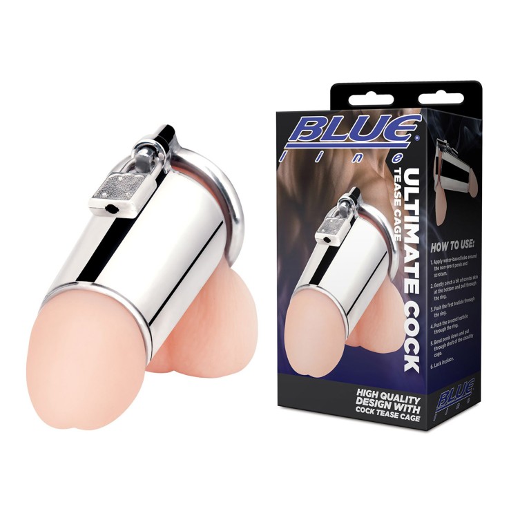 CINTURA DI CASTITA' SEXY UOMO APERTA IN PUNTA CON ANELLO...