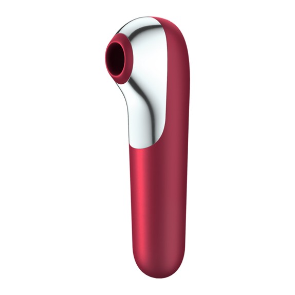 VIBRATORE E ASPIRA CLITORIDE SEX TOY RICARICABILE CON APP DUAL LOVE