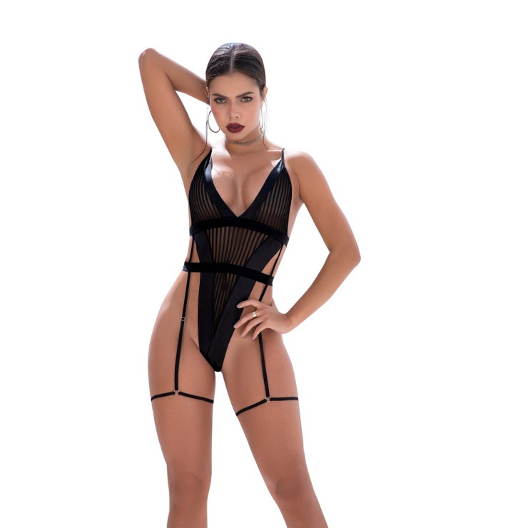 BODY SEXY A PERIZOMA PER DONNA CON REGGICALZE E...