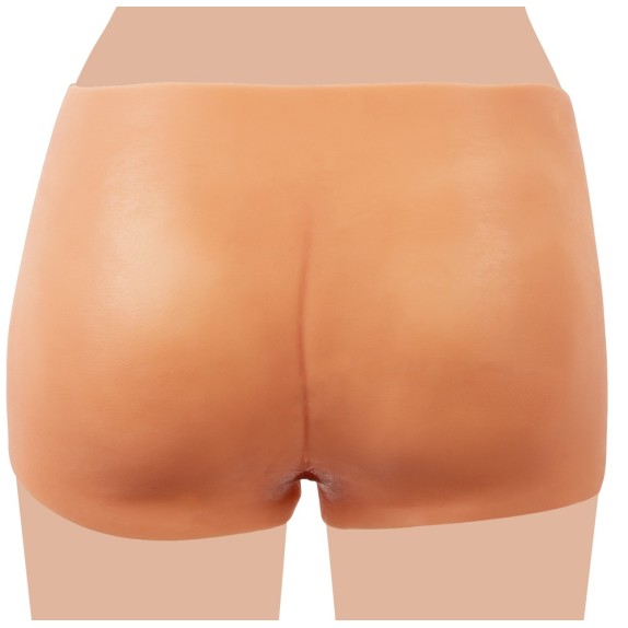 MUTANDA INDOSSABILE A FORMA DI VAGINA REALISTICA CON ANO IN SILICONE LIQUIDO