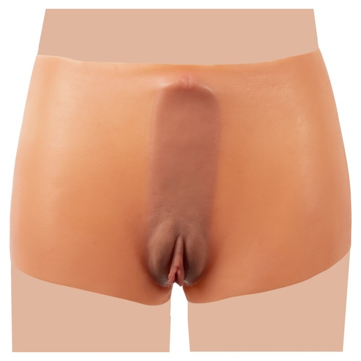 PROTESI INDOSSABILE MUTANDA A VAGINA REALISTICA CON ANO... 2