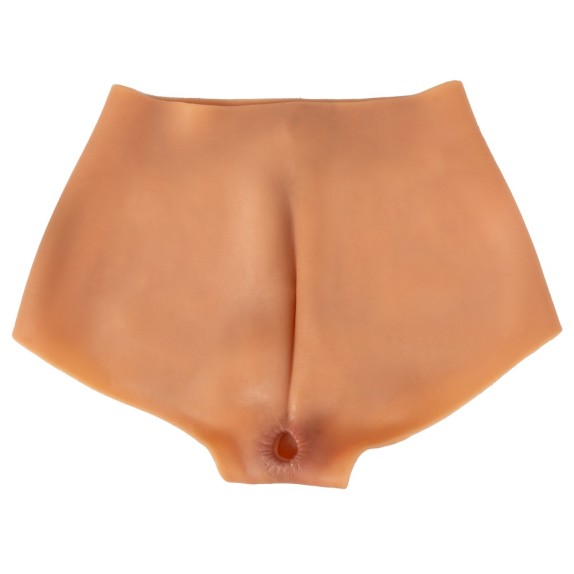 MUTANDA INDOSSABILE A FORMA DI VAGINA REALISTICA CON ANO IN SILICONE LIQUIDO