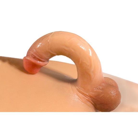 STRAP-ON PROTESI CON FALLO REALISTICO A MUTANDA INDOSSABILE IN SILICONE LIQUIDO