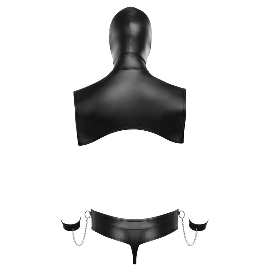 COMPLETO BONDAGE SEXY SET 4 PEZZI PER UOMO...