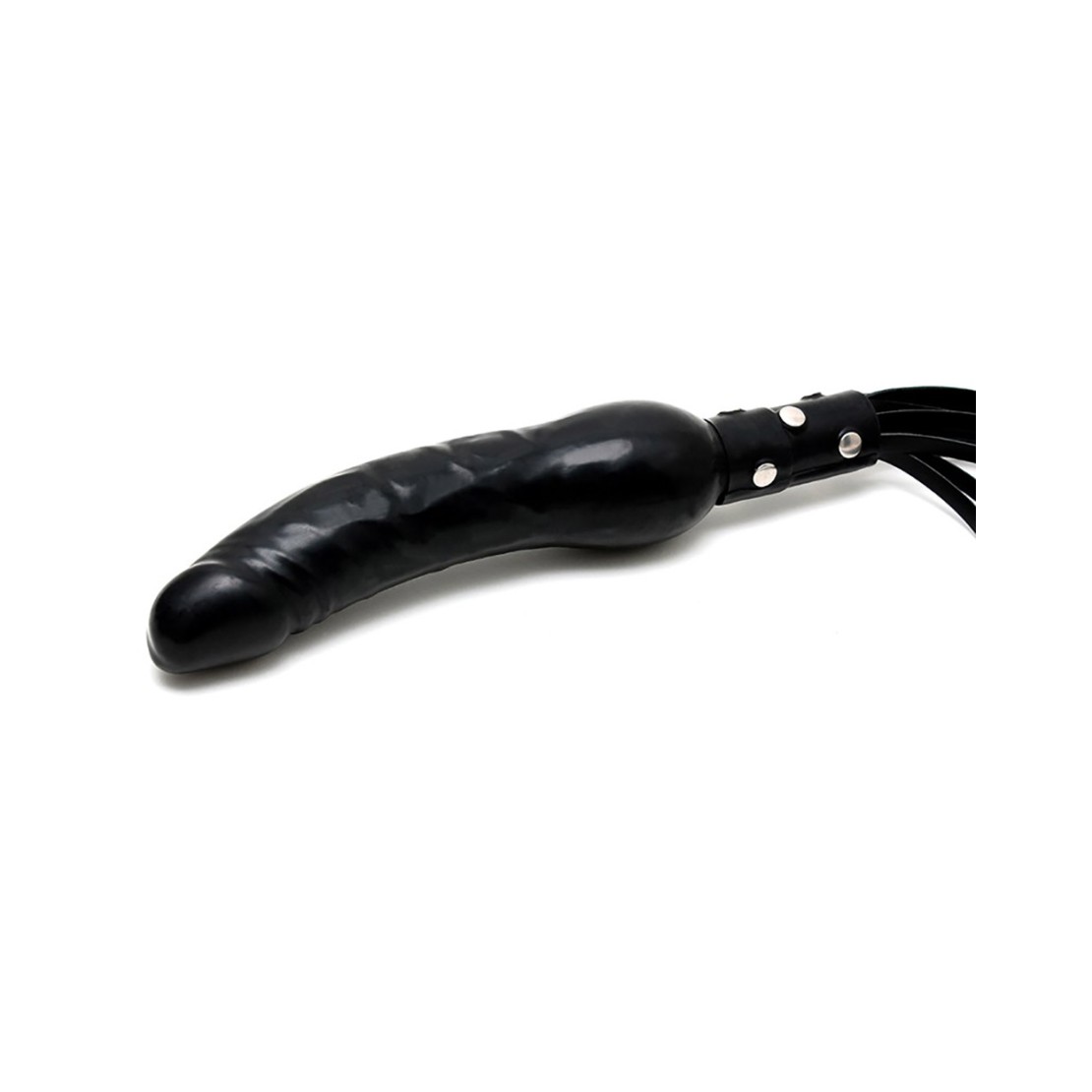 FRUSTA SEXY CON MANICO A DILDO IN LATEX E...