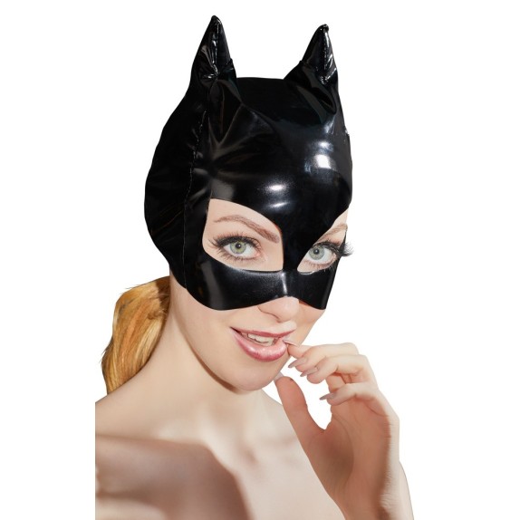 MASCHERA CAT WOMAN IN VINILE LUCIDO 