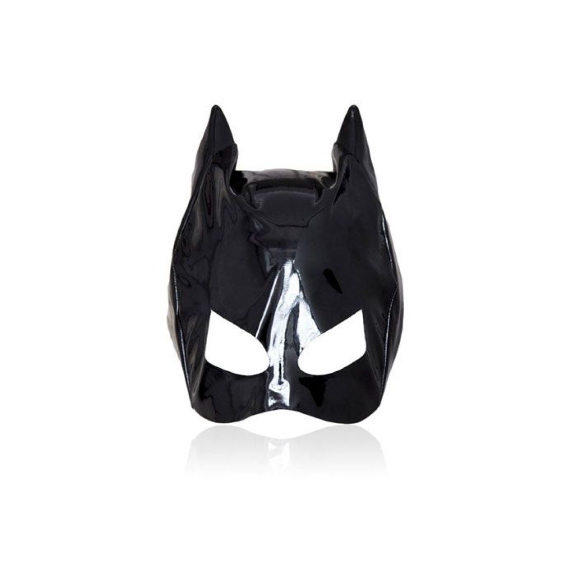 MASCHERA SEXY NERA DA CATWOMAN IN VINILE