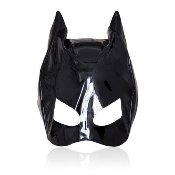 MASCHERA SEXY NERA DA CATWOMAN IN VINILE