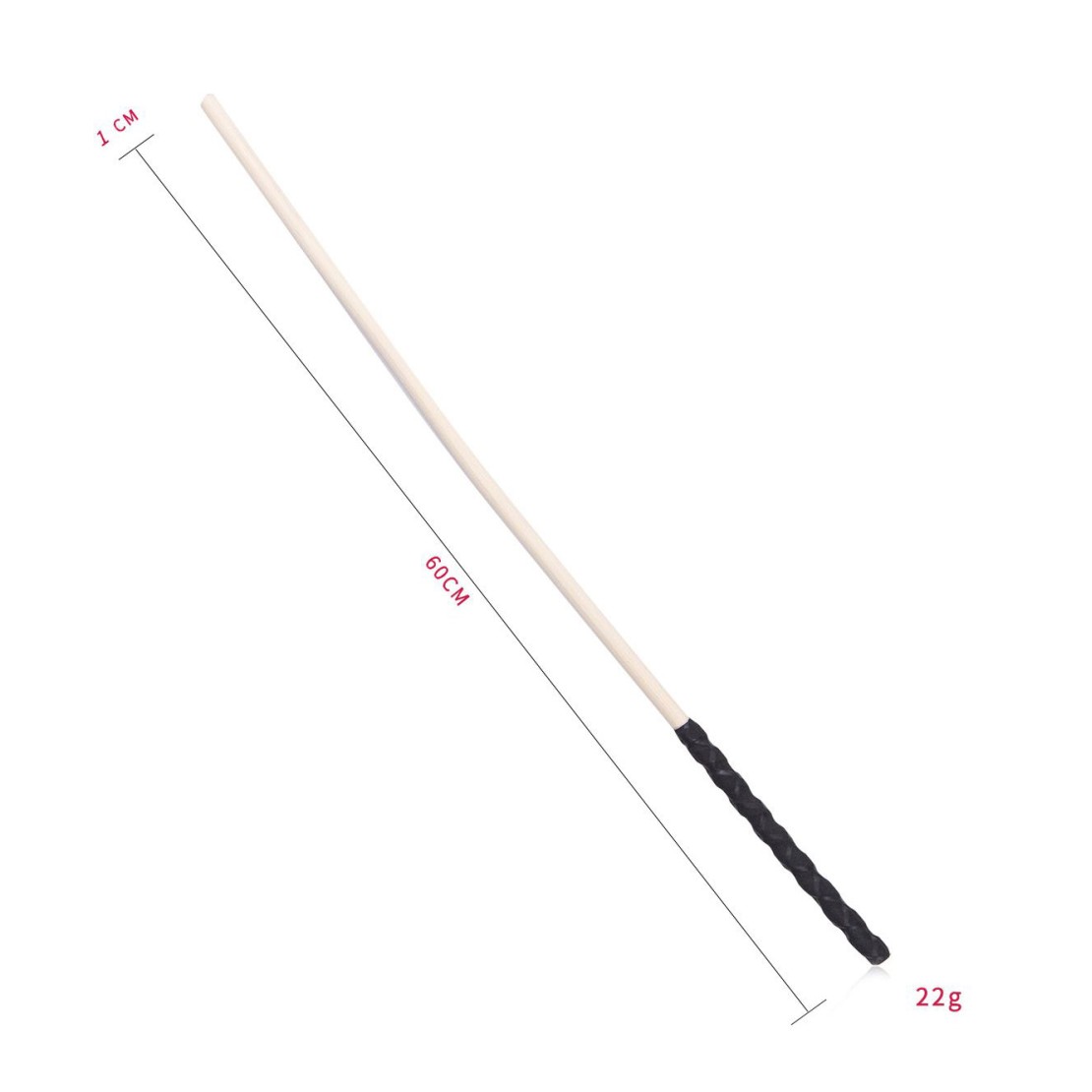 CANE IN LEGNO DI BAMBOO FRUSTINO 60 CM CON...
