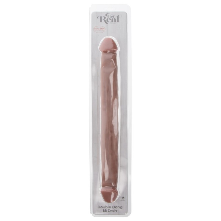 FALLO DOPPIA TESTA DI GRANDI DIMENSIONI IN PVC 45CM GET REAL