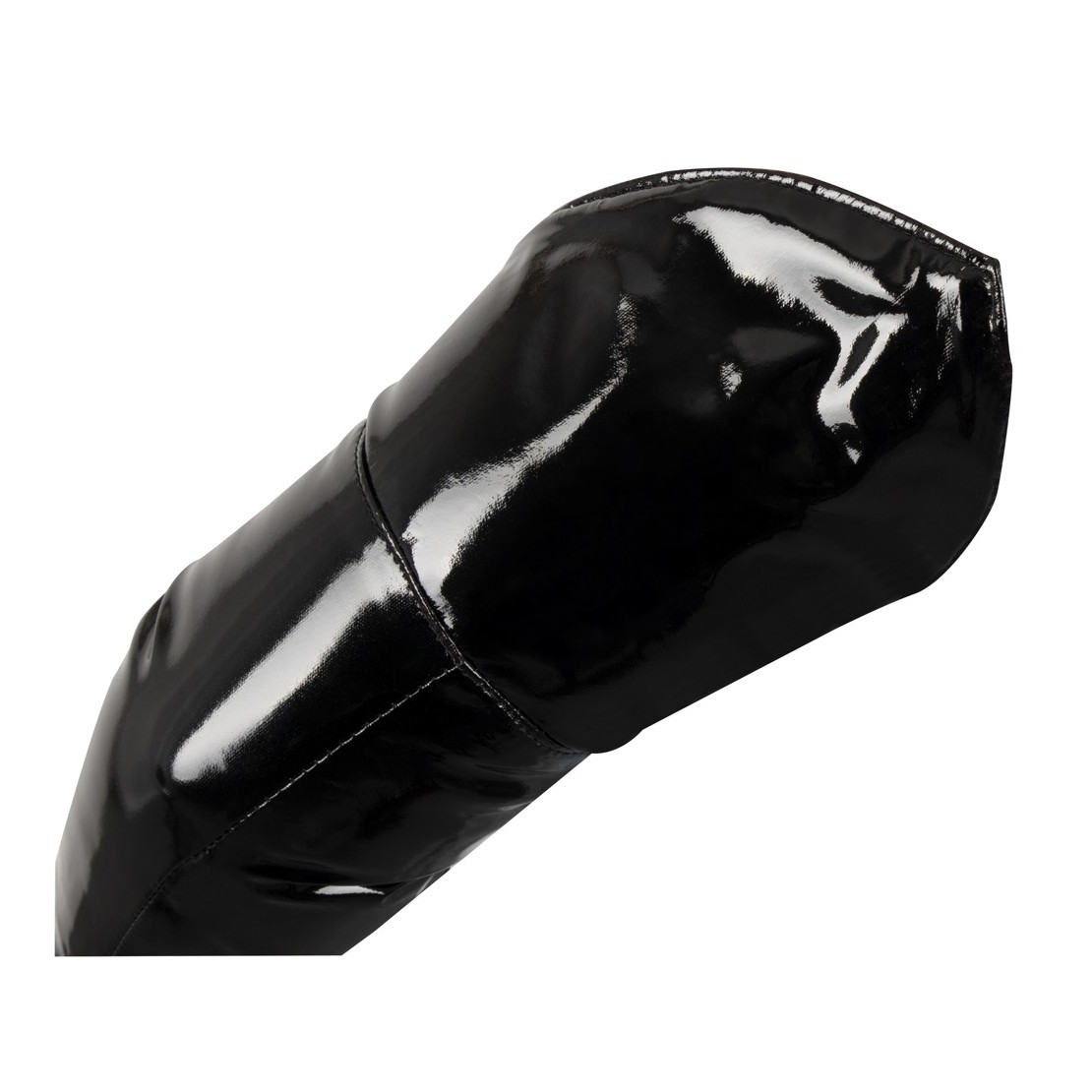 GUANTI SEXY LUNGHI LUCIDI IN PVC NERI BLACK LEVEL