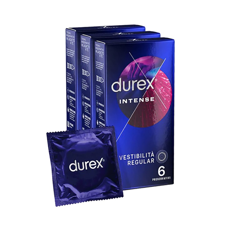 PROFILATTICI DUREX INTENSE CON RILIEVI E LUBRIFICAZIONE...