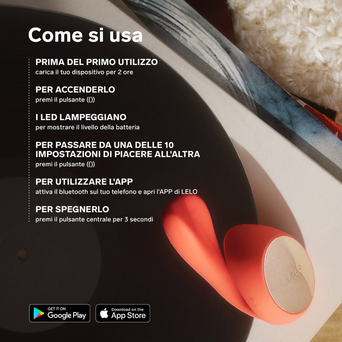 VIBRATORE DOPPIA STIMOLAZIONE CON ROTAZIONE PER...
