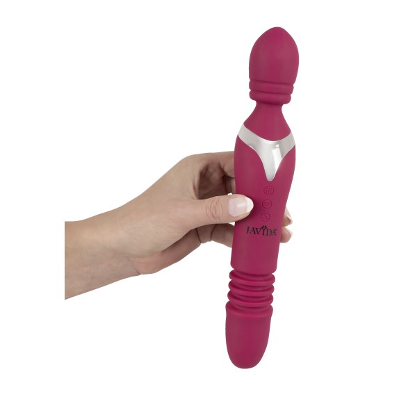 WAND RISCALDANTE SEX TOY CON MOVIMENTO A SPINTA RICARICABILE JAVIDA