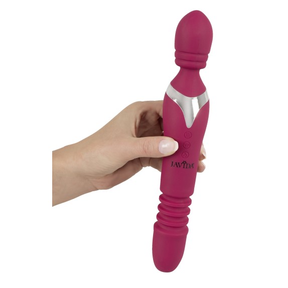 WAND RISCALDANTE SEX TOY CON MOVIMENTO A SPINTA RICARICABILE JAVIDA