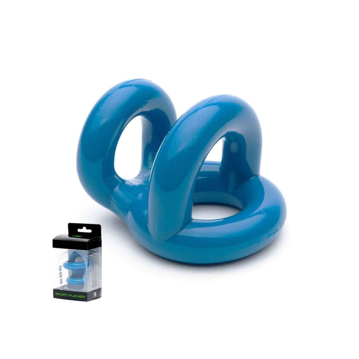 ANELLO TRIPLO SEX TOY PER MANTENERE L'EREZIONE PER PENE E... 2