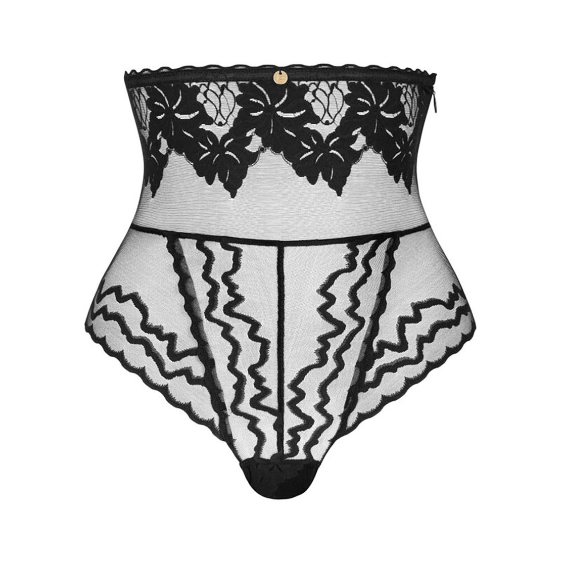 SLIP SEXY PER DONNA A VITA ALTA IN MICRORETE...