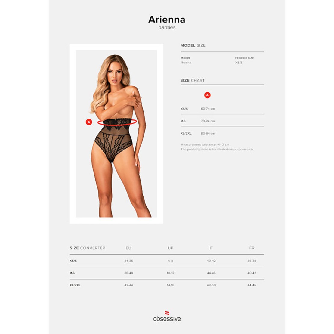 SLIP SEXY PER DONNA A VITA ALTA IN MICRORETE...